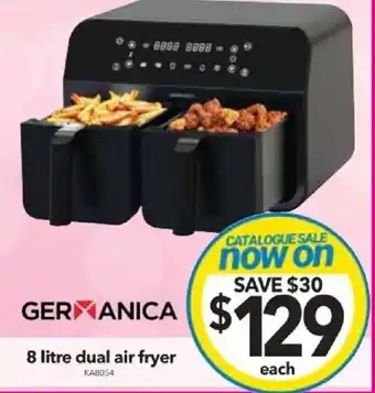 Cheap as Chips 8 litre dual air fryer offer