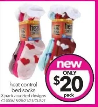 Cheap as Chips heat control bed socks offer