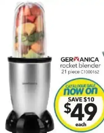 Cheap as Chips GERMANICA rocket blender 21 piece offer