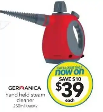 Cheap as Chips GERMANICA hand held steam cleaner 250ml KA8042 offer