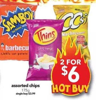 Cheap as Chips assorted chips offer