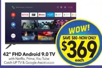 42" FHD Android 9.0 TV