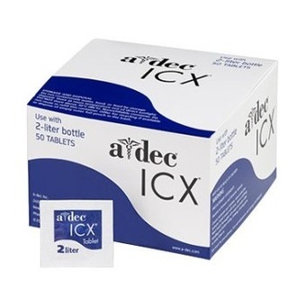 A-dec icx waterline treatment 50 tablets for 2l bottle