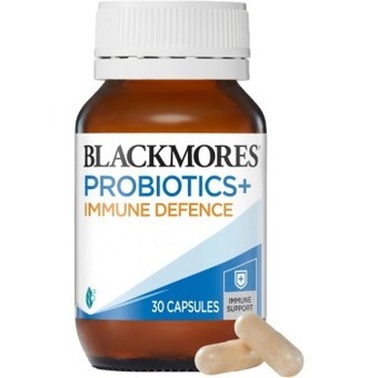 Blackmores probiotics + immune defence 30 capsules