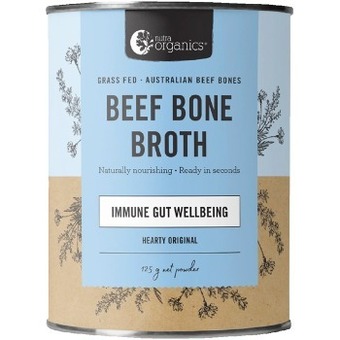 healthylife Nutra organics beef bone broth hearty original, 125g offer