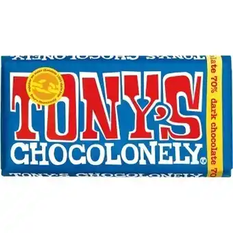 Tony's chocolonely chocolate dark 70% 180g