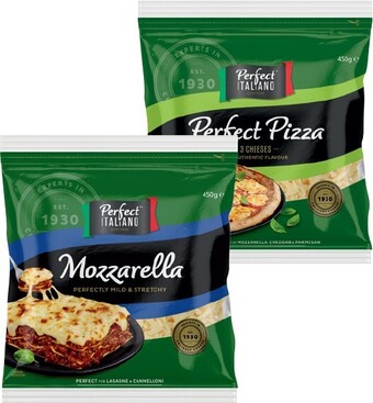 IGA Perfect italiano grated cheese 450g selected varieties offer