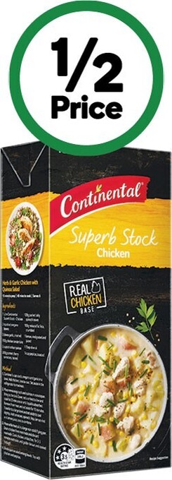 Woolworths Continental stock 1 litre offer