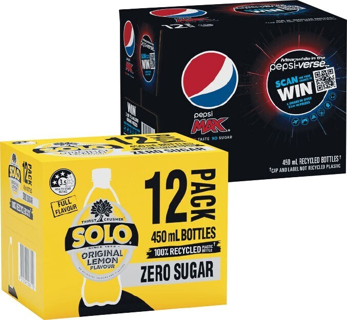 Pepsi, solo, passiona, solo zero, raspberry zero or mountain dew soft