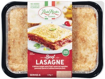 Woolworths Pasta master family meals 1.2-1.3 kg varieties offer