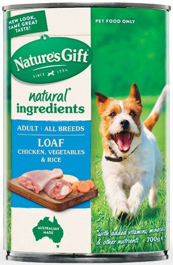 Woolworths Nature’s gift wet dog food 700g offer