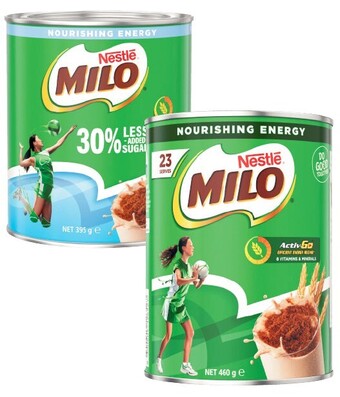 Coles Nestlé milo 395g-460g offer