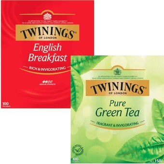 Coles Twinings tea bags 100 pack offer