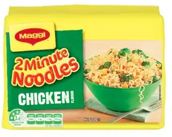 Coles Maggi noodles 5 pack 335g-380g offer