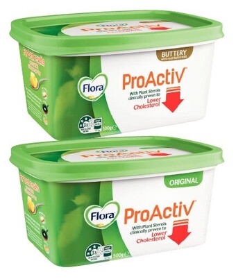 Coles Flora proactiv 500g offer