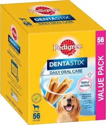 Coles Pedigree dentastix 56 pack offer