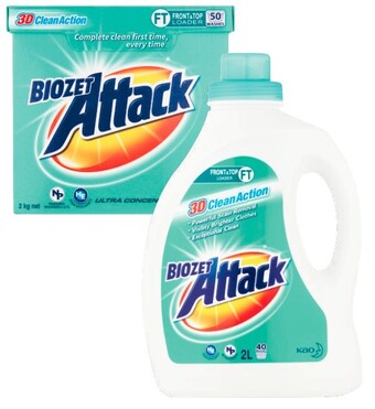 Coles Biozet laundry liquid 2 litre or powder 2kg offer