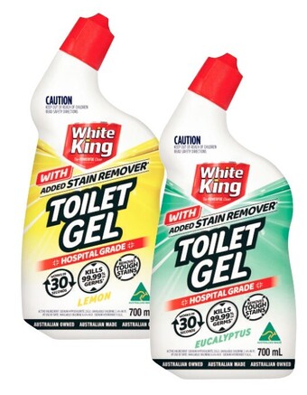 Coles White king toilet cleaner 700ml offer