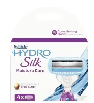Coles Schick hydro silk moisture care refill blades 4 pack offer