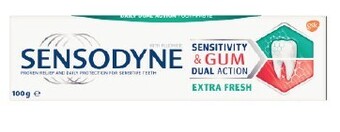 Coles Sensodyne whitening repair & protect or sensitivity gum extra fresh toothpaste 100g^ offer