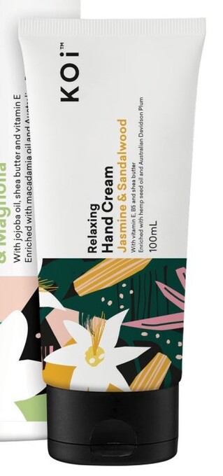 Coles Koi hand cream 100ml offer