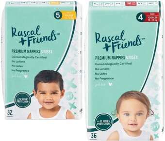 Coles Rascal + friends bulk nappies 30 pack-54 pack offer