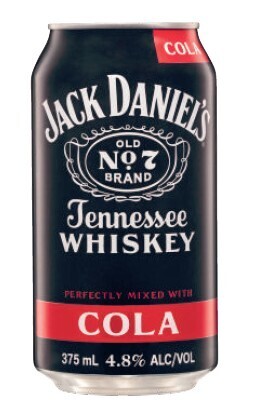 Coles Jack daniel’s & cola cans 10x375ml offer