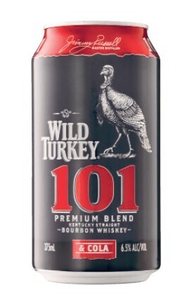 Coles Wild turkey & cola 101 cans 10x375ml offer