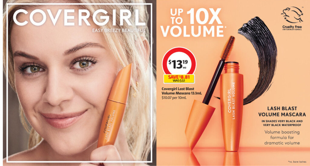 Covergirl Last Blast Volume Mascara 13.1mL offer at Coles