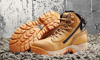 RSEA Safety Magnum precision max w'proof zip sided lace up safety boots offer