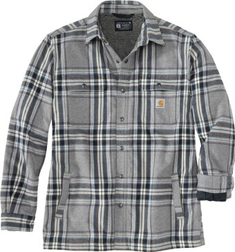 Carhartt sherpa lined flannel shirt/jacket