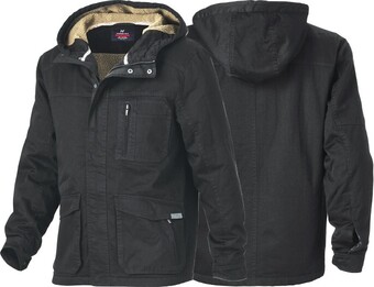 RSEA Safety Hammer+field zip front hooded twill jacket offer