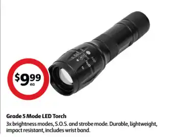 Grade 5 Mode LED Torch