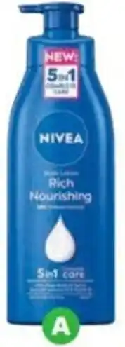 Woolworths A Nivea Rich Nourishing Body Lotion 48 Hours Moisturiser 400ml offer
