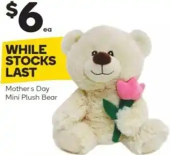 Woolworths Mothers Day Mini Plush Bear offer