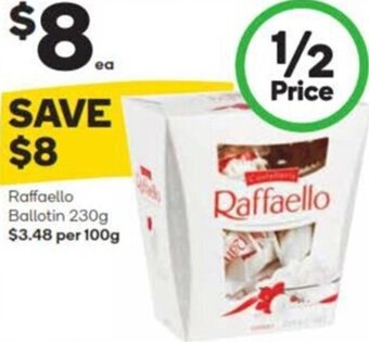 Woolworths Raffaello Ballotin 230g offer