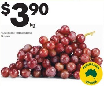Australian Red Seedless Grapes