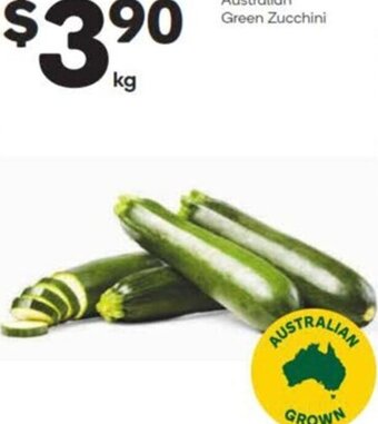 Woolworths Australian Green Zucchini offer