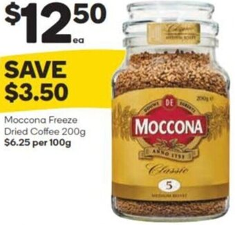 Woolworths Moccona Freeze Dried Coffee 200g offer