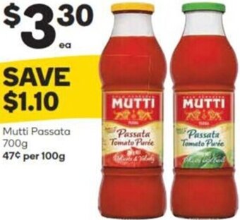 Woolworths Mutti Passata 700g offer