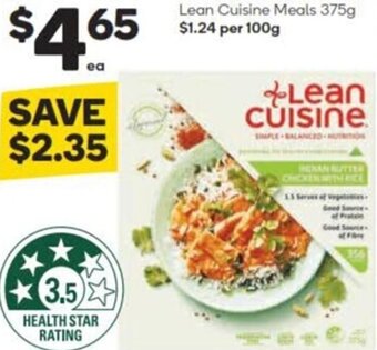 Woolworths Lean Cuisine Meals 375g offer
