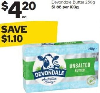 Woolworths Devondale Butter 250g offer