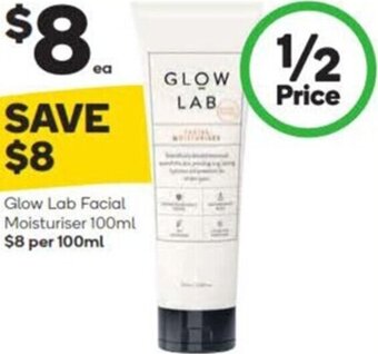 Woolworths Glow Lab Facial Moisturiser 100ml offer