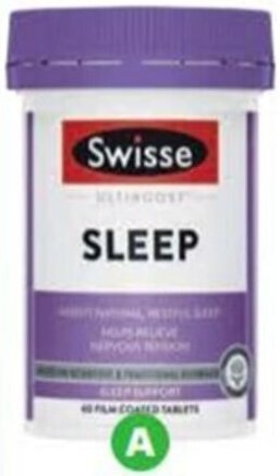 Woolworths A Swisse Ultiboost Sleep Tablets Pk 60- offer