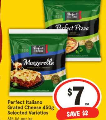 IGA Perfect Italiano Grated Cheese 450g offer
