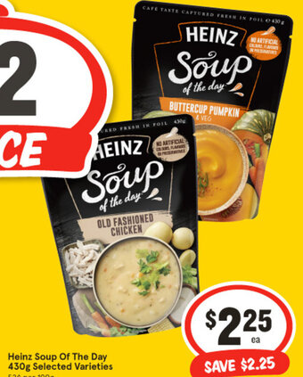 IGA Heinz Soup Of The Day 430g offer