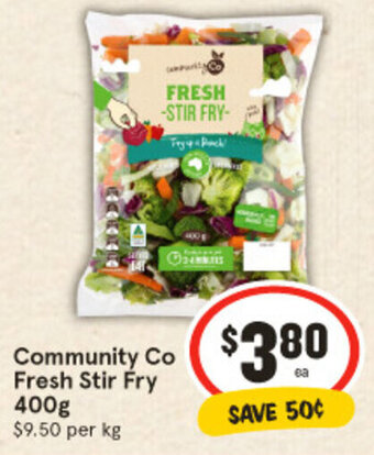 IGA Community Co Fresh Stir Fry 400g offer