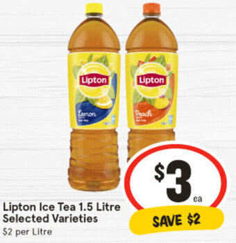 IGA Lipton Ice Tea 1.5 Litre offer
