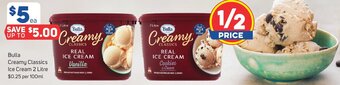 Bulla Creamy Classics Ice Cream 2 Litre