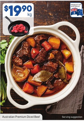 Foodland Australian Premium Diced Beef offer